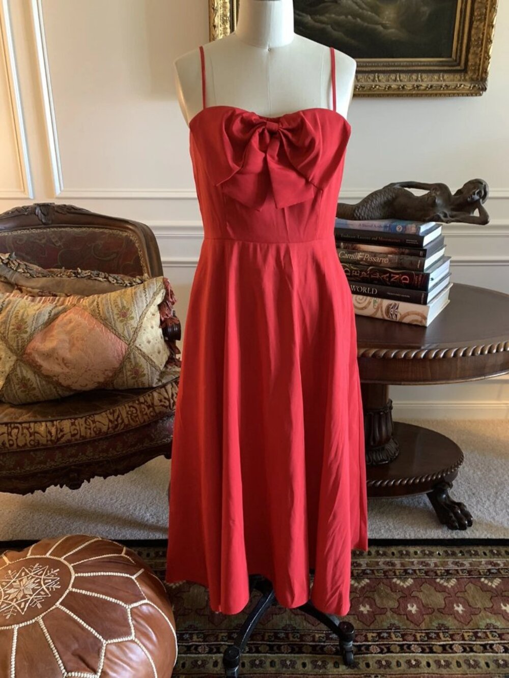 Nicole Miller USA Made Red Sheath Dress